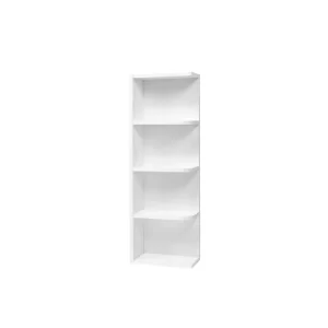 White Shaker 06″ Wall Open End Shelf